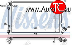 6 299 р. 406 РАДИАТОР ОХЛАЖДЕН (NISSENS) (NRF) (GERI) (см.каталог) NISSENS pg40696-911  с доставкой в г. Вологда