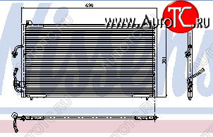 2 799 р. 406 КОНДЕНСАТОР КОНДИЦ (см.каталог) BODYPARTS pg40695-931  с доставкой в г. Вологда