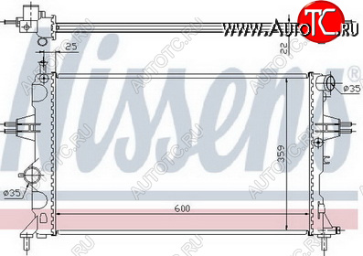 3 299 р. ASTRA (+ZAFIRA) РАДИАТОР ОХЛАЖДЕН (см.каталог) BODYPARTS opast98-916  с доставкой в г. Вологда