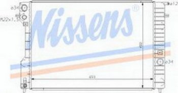 OMEGA РАДИАТОР ОХЛАЖДЕН (NISSENS) (NRF) (GERI) (см.каталог) NISSENS opomb96-910