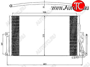 5 799 р. VECTRA КОНДЕНСАТОР КОНДИЦ BODYPARTS opvca99-930  с доставкой в г. Вологда
