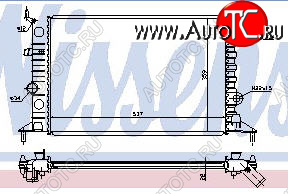 2 299 р. VECTRA РАДИАТОР ОХЛАЖДЕН (см.каталог) BODYPARTS opvca96-916  с доставкой в г. Вологда