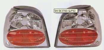 GOLF ФОНАРЬ ЗАДН ВНЕШН Л+П (КОМПЛЕКТ) ТЮНИНГ (LEXUS ТИП) ПРОЗРАЧ ВНУТРИ ХРОМ BODYPARTS vwglf92-741h-n