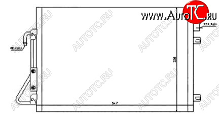 3 289 р. LOGAN КОНДЕНСАТОР КОНДИЦ (см.каталог) BODYPARTS rnlog05-931  с доставкой в г. Вологда