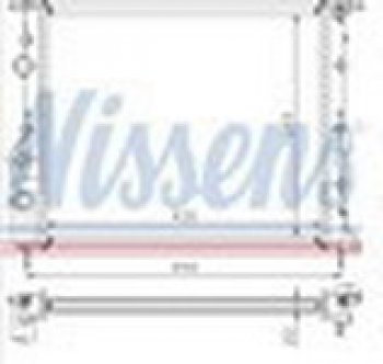 MEGANE (+CLIO 98-05SCENIC96-KANGOO 98- LOGAN 04-) РАДИАТОР ОХЛАЖДЕН (см.каталог) BODYPARTS rnmeg95-913