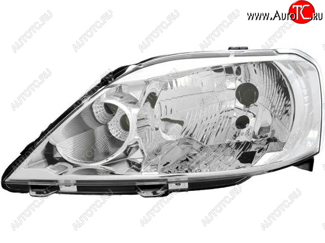 4 499 р. Левая фара BODYPARTS  Renault Logan  1 (2010-2016) рестайлинг  с доставкой в г. Вологда