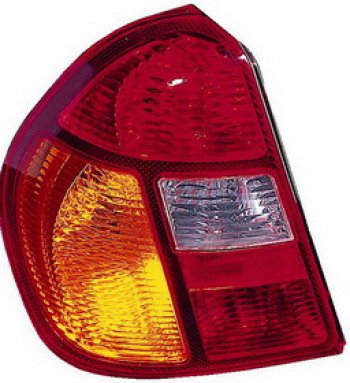 Левый фонарь DEPO Renault Clio ( CB,  BB) (1998-2002) дорестайлинг, хэтчбэк 3 дв., дорестайлинг, хэтчбэк 5 дв.