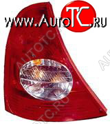 2 189 р. Левый фонарь DEPO  Renault Clio ( CB,  BB) (2001-2012) рестайлинг, хэтчбэк 3 дв., рестайлинг, хэтчбэк 5 дв.  с доставкой в г. Вологда