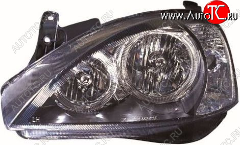 25 749 р. CORSA ФАРА Л+П (КОМПЛЕКТ) ТЮНИНГ С 2 СВЕТЯЩ ОБОДК ВНУТРИ (DEPO) ЧЕРН DEPO opcor01-003b-n  с доставкой в г. Вологда