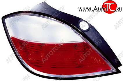4 199 р. Левый фонарь DEPO Opel Astra H хэтчбек 5дв дорестайлинг (2004-2007)  с доставкой в г. Вологда