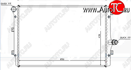 4 549 р. GOLF РАДИАТОР ОХЛАЖДЕН (см.каталог) BODYPARTS vwglf04-918  с доставкой в г. Вологда