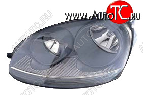 8 799 р. Левая фара (c электрокорректором) DEPO  Volkswagen Golf  5 (2003-2009) хэтчбэк  с доставкой в г. Вологда