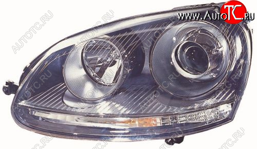 17 999 р. Левая фара (с электрокорректором, ксенон) BodyParts  Volkswagen Golf  5 (2003-2009) хэтчбэк  с доставкой в г. Вологда