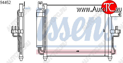 3 699 р. ACCENT КОНДЕНСАТОР КОНДИЦ MT BODYPARTS hnacc00-930  с доставкой в г. Вологда