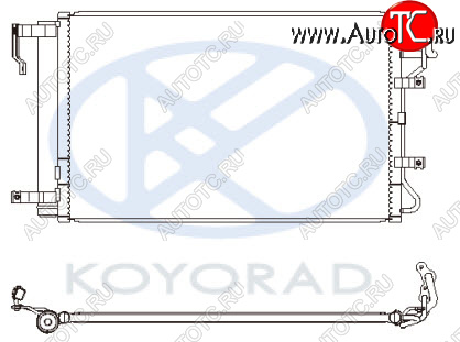 5 849 р. CERATO КОНДЕНСАТОР КОНДИЦ (KOYO) KOYORAD kacet04-932  с доставкой в г. Вологда