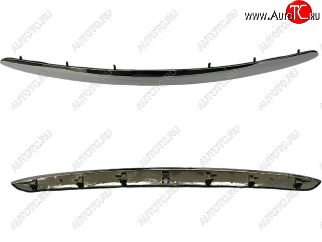 1 349 р. Молдинг решетки радиатора (пр-во Китай) BODYPARTS  KIA Cerato  2 TD (2008-2013) седан (хром)  с доставкой в г. Вологда