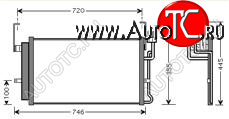 4 399 р. SANTA FE КОНДЕНСАТОР КОНДИЦ BODYPARTS hnsfe01-930  с доставкой в г. Вологда