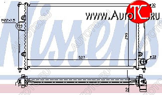 4 199 р. CADDY {INCA} РАДИАТОР ОХЛАЖДЕН (NISSENS) (NRF) (GERI) (см.каталог) NISSENS vwcad95-910  с доставкой в г. Вологда