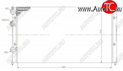 2 299 р. POLO CLASSIC РАДИАТОР ОХЛАЖДЕН (см.каталог) BODYPARTS vwplc96-915  с доставкой в г. Вологда