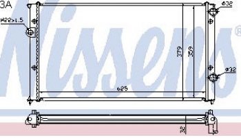 PASSAT РАДИАТОР ОХЛАЖДЕН (NISSENS) (NRF) (GERI) (см.каталог) NISSENS vwpas91-910
