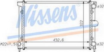 PASSAT РАДИАТОР ОХЛАЖДЕН (NISSENS) (NRF) (GERI) (см.каталог) NISSENS vwpas88-914