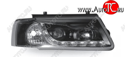 29 749 р. PASSAT ФАРА Л+П (КОМПЛЕКТ) ТЮНИНГ ЛИНЗОВАН (DEVIL EYES) , ЛИТОЙ УК.ПОВОР (JUNYAN) ВНУТРИ ЧЕРН JUNYAN vwpas97-007b-n  с доставкой в г. Вологда