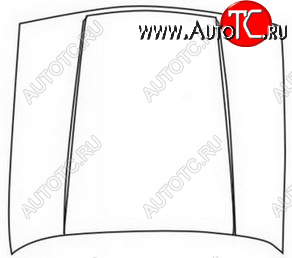 2 499 р. 440 (460) КАПОТ BODYPARTS vv44091-330  с доставкой в г. Вологда