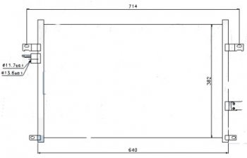 LACETTI КОНДЕНСАТОР КОНДИЦ (см.каталог) BODYPARTS cvlat04-931