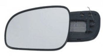 S80 {S60 00-03} СТЕКЛО ЗЕРКАЛА ЛЕВ С ПОДОГРЕВ (aspherical) (Тайвань) VIEWMAX vvs8098-460-l