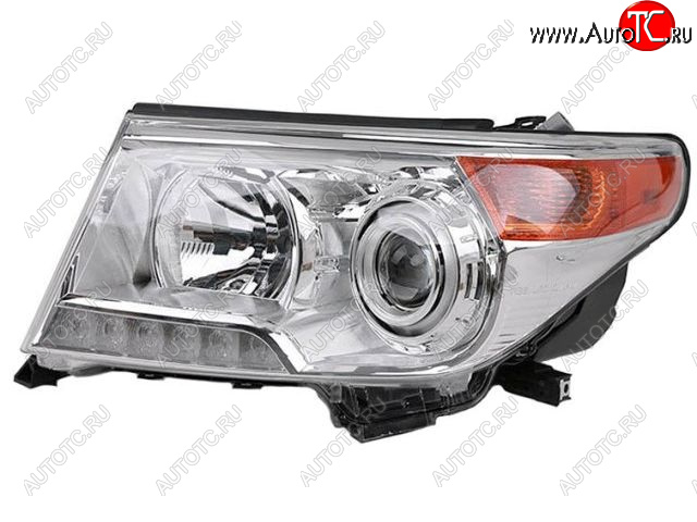 8 999 р. Левая фара (с электрокорректором, ксенон) BODYPARTS  Toyota Land Cruiser  200 (2012-2015) 1-ый рестайлинг  с доставкой в г. Вологда