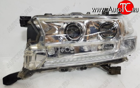 20 999 р. Левая фара (со светодиод. модулем, линзован) BODYPARTS  Toyota Land Cruiser  200 (2015-2021) 2-ой рестайлинг  с доставкой в г. Вологда
