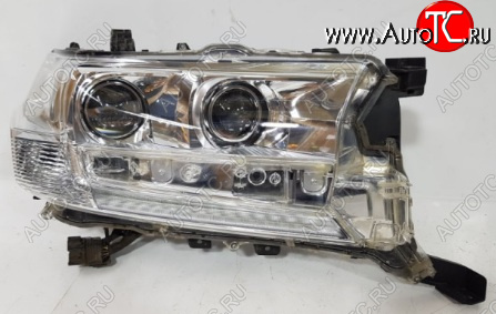 20 999 р. Правая фара (линзован) BODYPARTS Toyota Land Cruiser 200 2-ой рестайлинг (2015-2021)  с доставкой в г. Вологда