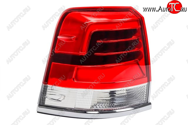 9 899 р. Левый фонарь (диодная) DEPO Toyota Land Cruiser 200 2-ой рестайлинг (2015-2021)  с доставкой в г. Вологда