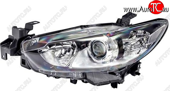 10 799 р. Левая фара (линзован, под корректор) DEPO  Mazda 6  GJ (2012-2015) дорестайлинг седан  с доставкой в г. Вологда