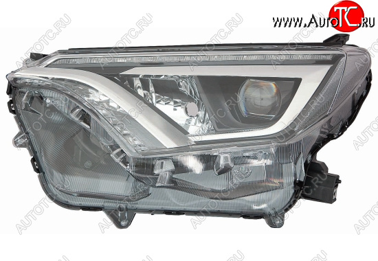 41 999 р. Левая фара (с электрокорректором, диодная) BodyParts  Toyota RAV4  XA40 (2015-2019) 5 дв. рестайлинг  с доставкой в г. Вологда
