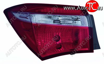 7 349 р. Левый фонарь DEPO  Toyota Corolla  E180 (2013-2016) дорестайлинг  с доставкой в г. Вологда