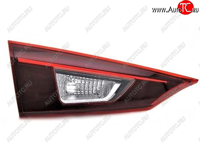 6 749 р. Левый фонарь (внутренний, диодный) DEPO Mazda 3/Axela BM дорестайлинг седан (2013-2016)  с доставкой в г. Вологда
