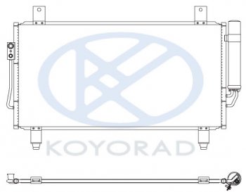 OUTLANDER КОНДЕНСАТОР КОНДИЦ (KOYO) KOYORAD mbotl13-930