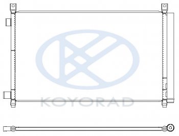 X-TRAIL КОНДЕНСАТОР КОНДИЦ 2.5 (KOYO) KOYORAD nnxtr15-930