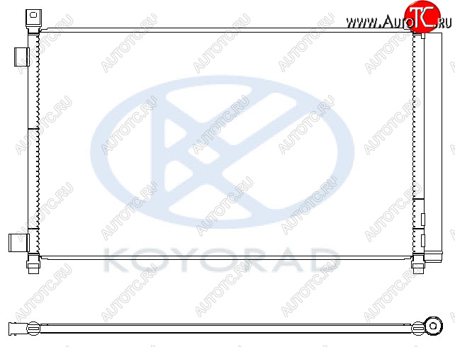 13 999 р. X-TRAIL КОНДЕНСАТОР КОНДИЦ 2.5 (KOYO) KOYORAD nnxtr15-930  с доставкой в г. Вологда