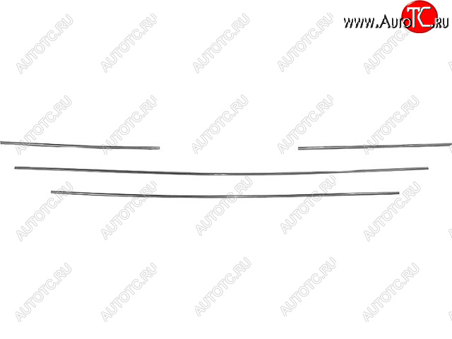 829 р. 408 МОЛДИНГ РЕШЕТКИ БАМПЕРА (4 шт) ХРОМ (Китай) BODYPARTS pg40812-1d0  с доставкой в г. Вологда