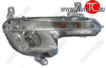6 449 р. Противотуманная фара правая DEPO  Peugeot 508  седан (2010-2014)  с доставкой в г. Вологда
