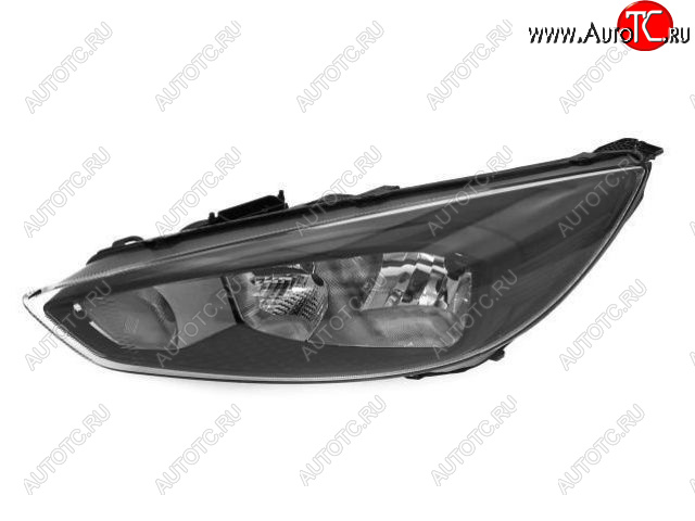 10 449 р. Левая фара (c электрокорректором) DEPO  Ford Focus  3 (2014-2019) седан рестайлинг  с доставкой в г. Вологда