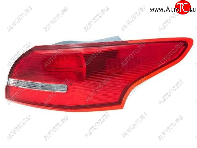 3 399 р. Правый фонарь DEPO Ford Focus 3 седан рестайлинг (2014-2019)  с доставкой в г. Вологда