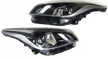RIO (FULL BI-LED 2 x 5500 Lumen) ФАРА Л+П (КОМПЛЕКТ) ТЮНИНГ ЛИНЗОВАН С СВЕТОДИОДН. МОДУЛЕМ БЛИЖН СВЕТА И ДАЛЬН СВЕТА С ДИОД УК.ПОВОР , DRL( ХОД. ОГНИ) BODYPARTS kario17-002-n