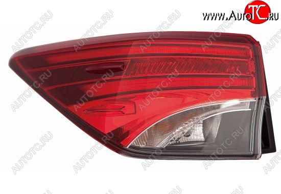 7 999 р. Левый фонарь (диодная) DEPO  Toyota Fortuner  AN160 (2015-2020) дорестайлинг  с доставкой в г. Вологда