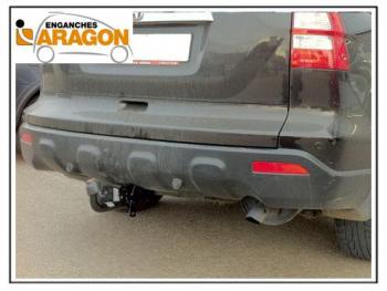 14 349 р. ТСУ для HONDA CR-V 2007-2012, Тип шара: Горизонтальный, условно-съемный (лебединая шея) (A)  Хонда ЦРВ Aragon e2401ca  с доставкой в г. Вологда. Увеличить фотографию 1