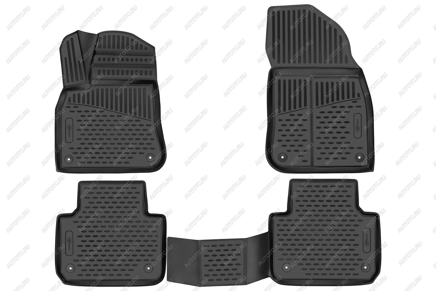 5 399 р. Коврики 3D в салон подходят для VOLKSWAGEN Touareg (III) 2018-, 4шт. (ПУ, повышенная износостойкость)  Фольксваген Туарег FORMAT format.3d5162210k  с доставкой в г. Вологда