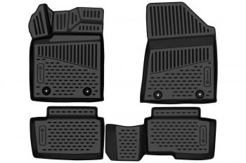 Коврики 3D в салон Element Livan X3 Pro (2022-2025) (черные)