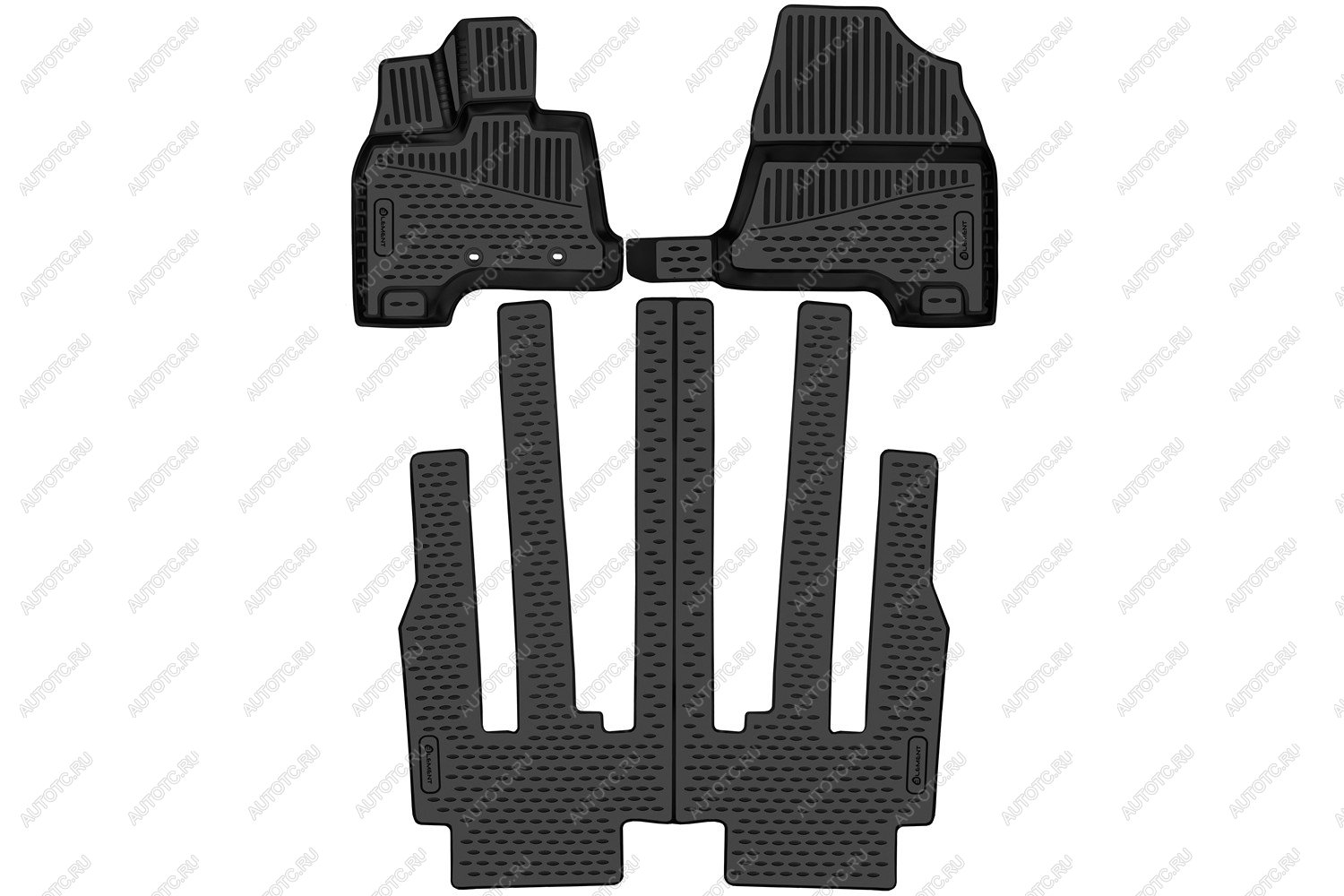 3 399 р. Коврики 3D в салон Element Honda Odyssey RC4,RC1,RC2 2-ой рестайлинг (2020-2023) (черные)  с доставкой в г. Вологда